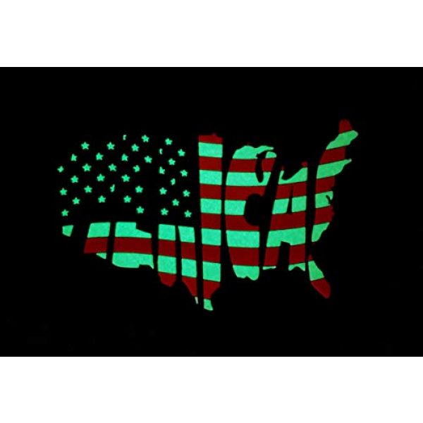 Check Six Patch Works Airsoft Morale Patch 3 'Merica! Morale Patch