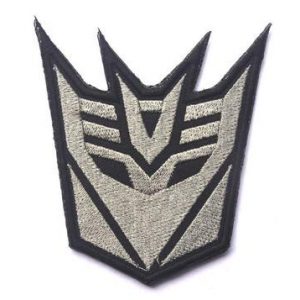 Tactical Embroidery Patch Airsoft Morale Patch 1 Transformers Autobot Decepticon Face Embroidery Patch Military Tactical Morale Patch Badges Emblem Applique Hook Patches for Clothes Backpack Accessories