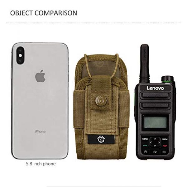 SINAIRSOFT Tactical Pouch 5 SINAIRSOFT Nylon Radio Holster, Universal Radio Case Lightweight Military Interphone Storage Bag Pouch for Molle System Walkie Talkies Holster Accessories