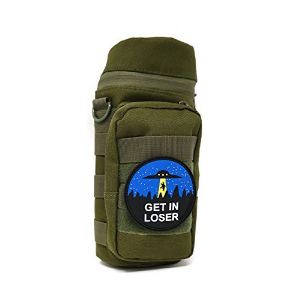 Stinking Patch Co. Airsoft Morale Patch 6 Get in Loser PVC Rubber Morale Patch | Funny Tactical Patch