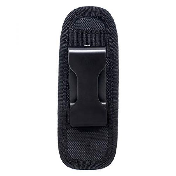 Qiaogeli Tactical Pouch 2 Qiaogeli Flashlight Pouch Holster Carry Case Holder with 360 Degrees Rotatable