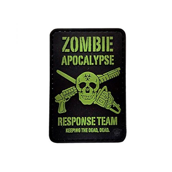 5ive Star Gear Airsoft Morale Patch 1 5ive Star Gear Zombie Apocalypse Morale Patches, Multi-Color, One Size