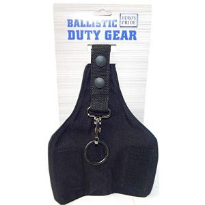 HERO'S PRIDE DUTY GEAR Tactical Pouch 1 Heros Pride Key Holder Silent, Clip-On, Ballistic, Black 1084