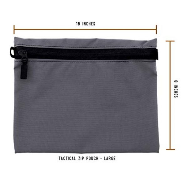 Battle Board Tactical Pouch 2 Battle Board Tactical Zip Pouch - Wolf Grey Accessory Pouch