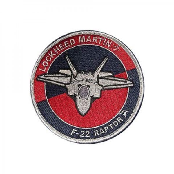 Embroidery Patch Airsoft Morale Patch 2 Lockheed F-22 Raptor Stealth Fighter Military Hook Loop Tactics Morale Embroidered Patch
