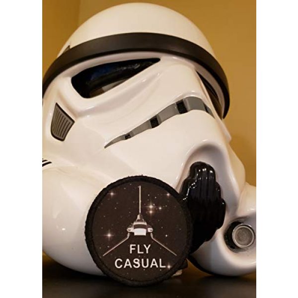 RedheadedTshirts Airsoft Morale Patch 2 Fly Casual Star Wars Morale Patch. Perfect for Your Tactical Military Army Gear, Backpack, Operator Baseball Cap, Plate Carrier or Vest. 2x3" Hook Patch. Made in The USA