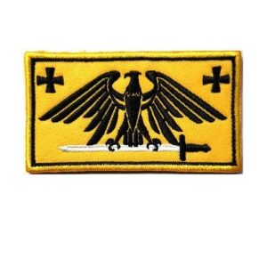 Tactical Embroidery Patch Airsoft Morale Patch 1 Deutschland Greman Imperial Eagle Germany Tactical Embroidery Patch Hook & Loop Morale Patch Military Patch for Clothing Accessory Backpack Armband