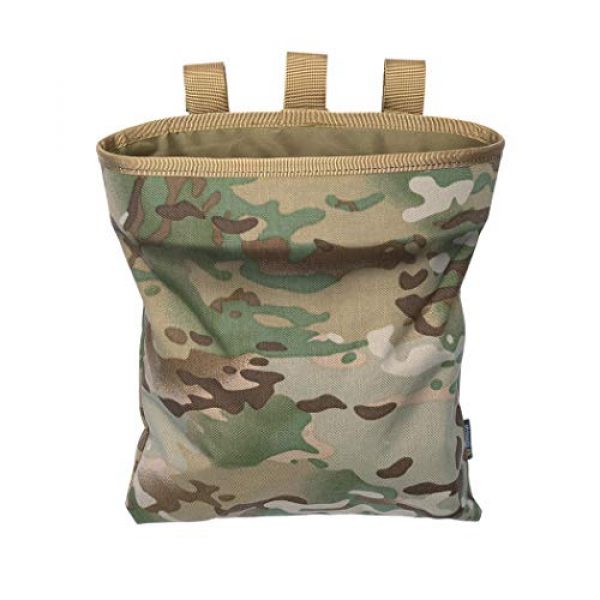 IDOGEAR Tactical Pouch 1 IDOGEAR MOLLE Dump Pouch Tactical Mag Recovery Pouch Drawstring Magazine Recycling Pouch Airsoft Hunting Gear