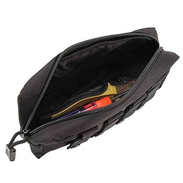 LefRight Tactical Pouch 4 LefRight 2 Pack Small Molle Pouch Multipurpose EDC Compact Admin Pouch Utility Tool Bag combo Clips
