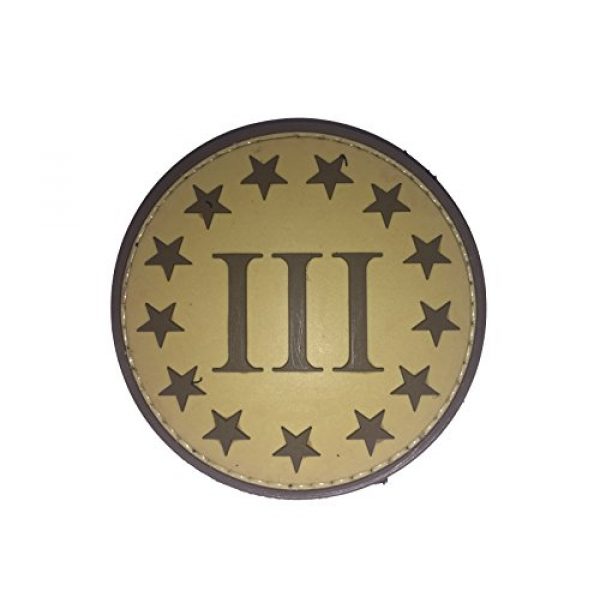 DDT VETERAN OWNED AND OPERATED Airsoft Morale Patch 1 DDT III% PVC Morale Patch