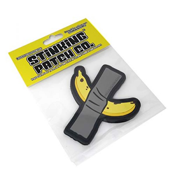 Stinking Patch Co. Airsoft Morale Patch 6 Duct Tape Banana Art PVC Rubber Tactical Patch | Funny Morale Patch