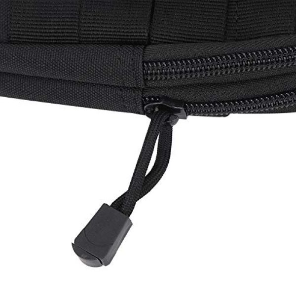 Alomejor Tactical Pouch 5 Alomejor Tactical Waist Bag Portable Multipurpose Military Utility Pouch Gadget Belt Waist Bag Nylon Pocket Pouch for Sports Travel Hiking Running Cycling Camping