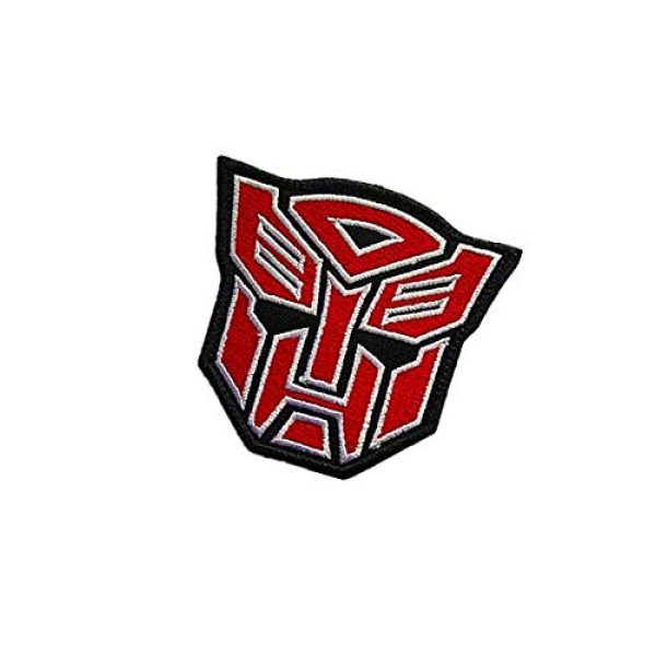 Embroidery Patch Airsoft Morale Patch 3 Superhero Transformers Autobot Military Hook Loop Tactics Morale Embroidered Patch (color1)