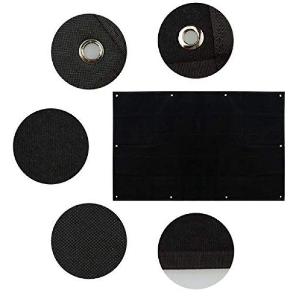 Aoutacc Airsoft Morale Patch 6 27.5" x 42.5" Tactical Military Patch Holder Board Hook & Loop Morale Patch Panel Wall(108x70cm)