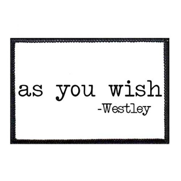 P PULLPATCH Airsoft Morale Patch 1 As You Wish - Westley Morale Patch | Hook and Loop Attach for Hats, Jeans, Vest, Coat | 2x3 in | by Pull Patch