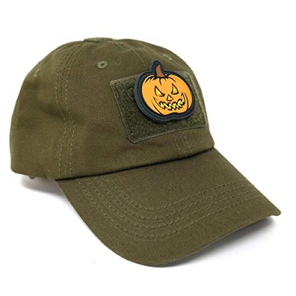 Stinking Patch Co. Airsoft Morale Patch 5 Jack o' Lantern Pumpkin Tactical Patch | Halloween Morale Patch