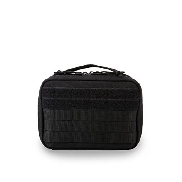 CarGo Tactical Pouch 1 EDC TECH KIT, Smart Electronics Organizer Travel Case for Cable, Cord, Adapter, Go Pro, External Battery, Car Charger, Laptop Computer Accessories, Black