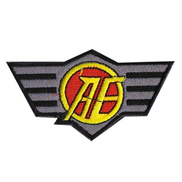 Tactical Embroidery Patch Airsoft Morale Patch 1 Mobile Suit Z Gundam Anaheim Logo Tactical Embroidery Patch Hook & Loop Morale Patch Military Patch for Clothing Accessory Backpack Armband
