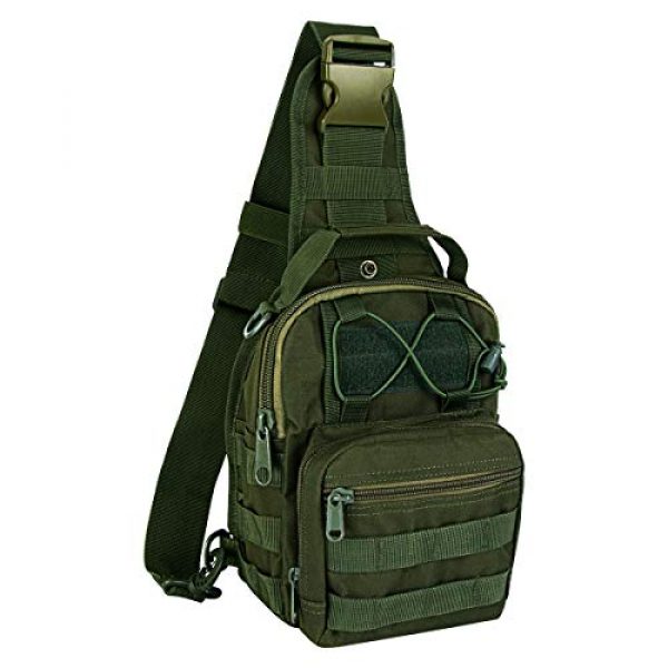 IronSeals Tactical Pouch 1 IronSeals EDC Molle Bag, Military Shoulder Sling Backpack Chest Pack Bag Tactical Sling Bag Pack