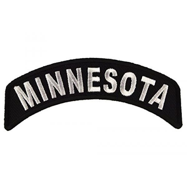 Sujak Military Items Airsoft Morale Patch 2 Minnesota State Rocker Iron or Sew on Embroidered Shoulder Patch D37