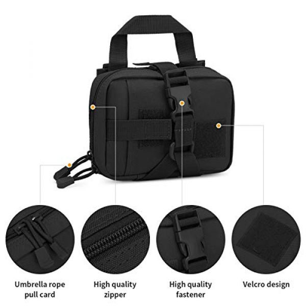BAIGIO Tactical Pouch 6 Small Tactical Pouch MOLLE System First Aid Kit Bag IFAK Medical Utility Bag Pocket for Home Workplace Outdoor