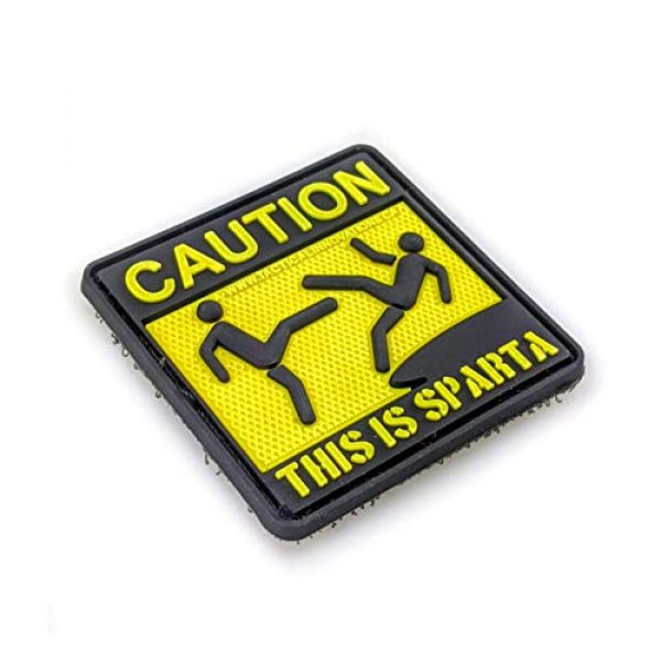 Tactical Innovations Canada Airsoft Morale Patch 2 PVC Morale Patch - This is Sparta 2"x2" - Glow in The Dark