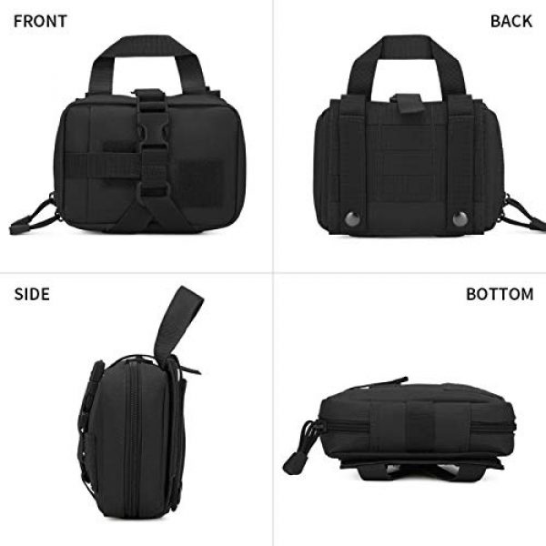 BAIGIO Tactical Pouch 3 Small Tactical Pouch MOLLE System First Aid Kit Bag IFAK Medical Utility Bag Pocket for Home Workplace Outdoor