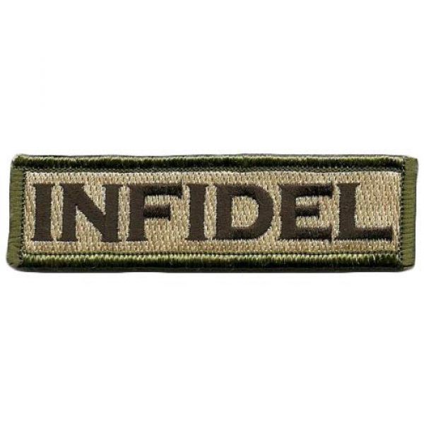New-Hi Airsoft Morale Patch 1 New-Hi Infidel Modern Swat Military Great Value Patch Tape Full Embroidery Army Morale Badge Armband-Soil