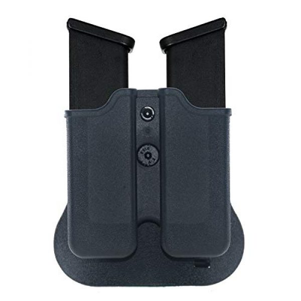 Backyard Blasters Tactical Pouch 2 Backyard Blasters Double Magazine Holster, Magazine Pouch fits for SIGP226 and P229, 9mm .40 Double Stack Mag with Adjustable Paddle