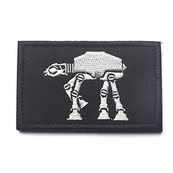 Tactical Embroidery Patch Airsoft Morale Patch 1 Star Wars Imperial Walker Tactical Embroider Hook & Loop Morale Patch Military Patch for Clothing Accessory Backpack Armband