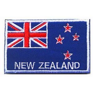 Embroidery Patch Airsoft Morale Patch 1 New Zealand Flag Patch Military Hook Loop Tactics Morale Embroidered Patch