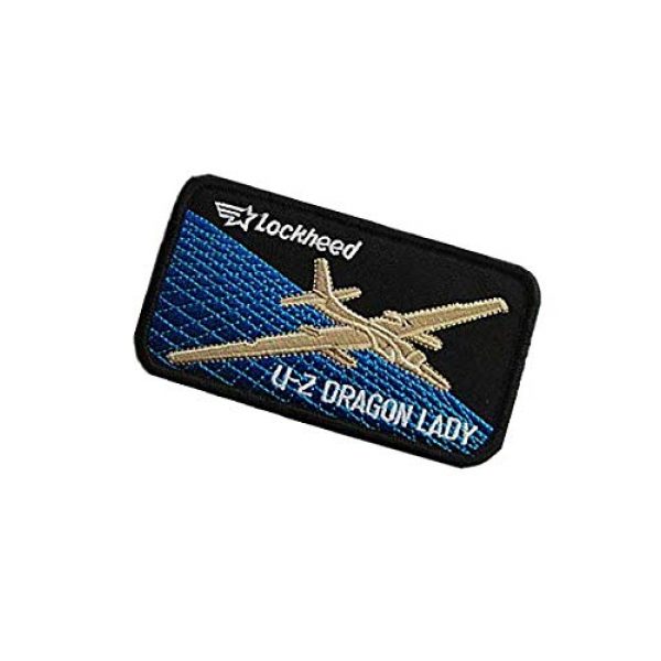 Embroidery Patch Airsoft Morale Patch 3 US Air Force Lockheed U-2 Dragon Lady Military Hook Loop Tactics Morale Embroidered Patch