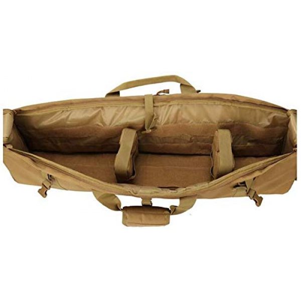 Hunting Explorer Tactical Pouch 3 Tactical M249 Gun Bag Outdoor Carrying Shoulder Bag with Soft Rifle Box Hunting air Soft Fish Multi-Purpose Gun Box Hunting Shooting air Gun Rifle Gun Carrying Bag Fishing Bag About 100 cm