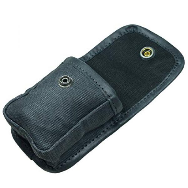 Hide & Drink Tactical Pouch 3 Hide & Drink, Water Resistant Waxed Canvas Belt Pouch, Multi-Purpose Bag, Utility Pouch for Hiking Hunting Fishing, Camping & Outdoor Accessories, Handmade Includes 101 Year Warranty :: Charcoal Black
