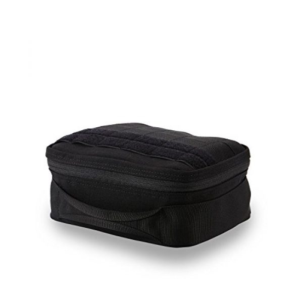 CarGo Tactical Pouch 3 EDC TECH KIT, Smart Electronics Organizer Travel Case for Cable, Cord, Adapter, Go Pro, External Battery, Car Charger, Laptop Computer Accessories, Black
