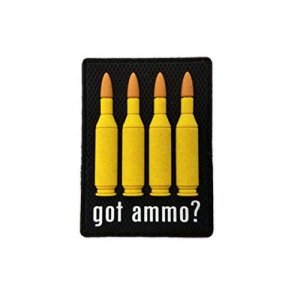 Tactical Innovations Canada Airsoft Morale Patch 1 PVC Morale Patch - 223cal - Got Ammo 2"x2.5" (3D)