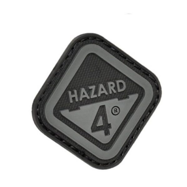 HAZARD 4 Airsoft Morale Patch 1 3D Logo Rubber Patch by Hazard(R)