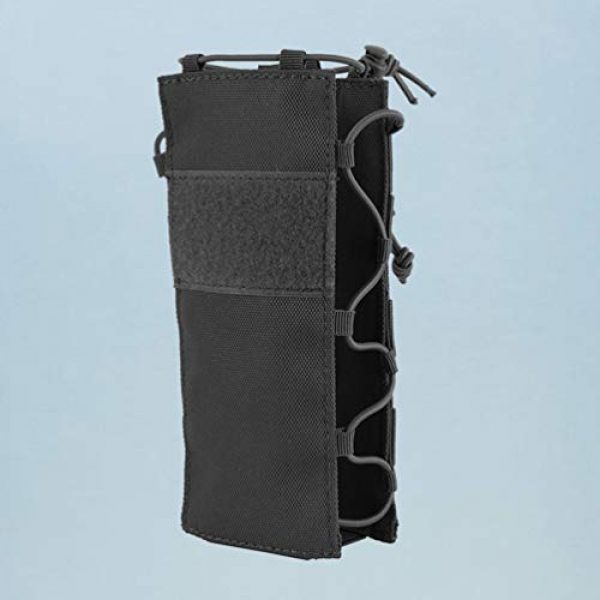 LIOOBO Tactical Pouch 7 LIOOBO Military Water Bottle Bag Waist Pouch Holder Outdoors Travel for Men Women Black