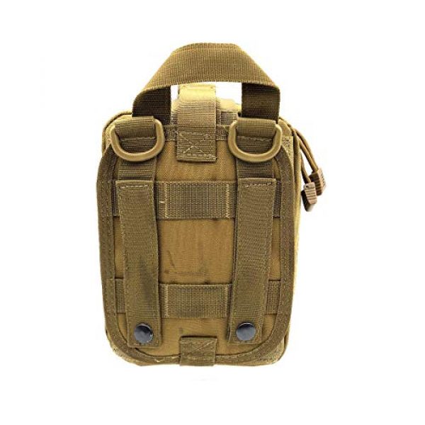 Miyha Tactical Pouch 4 MOLLE Tactical Rip-Away EMT Medical First Aid IFAK Blowout Pouch (Bag Only)