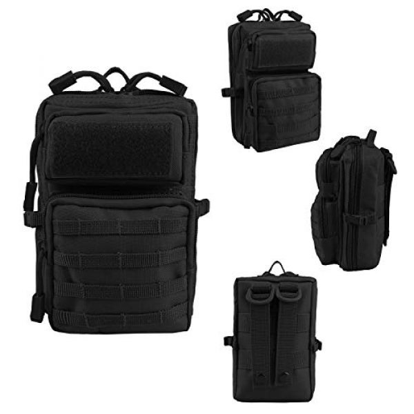 AMYIPO Tactical Pouch 5 AMYIPO MOLLE Pouch Multi-Purpose Compact Tactical Waist Bags Small Utility Pouch Mini Pocket
