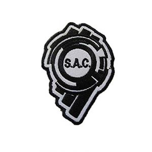 Embroidery Patch Airsoft Morale Patch 1 Ghost in The Shell Section 9 Logo Military Hook Loop Tactics Morale Embroidered Patch