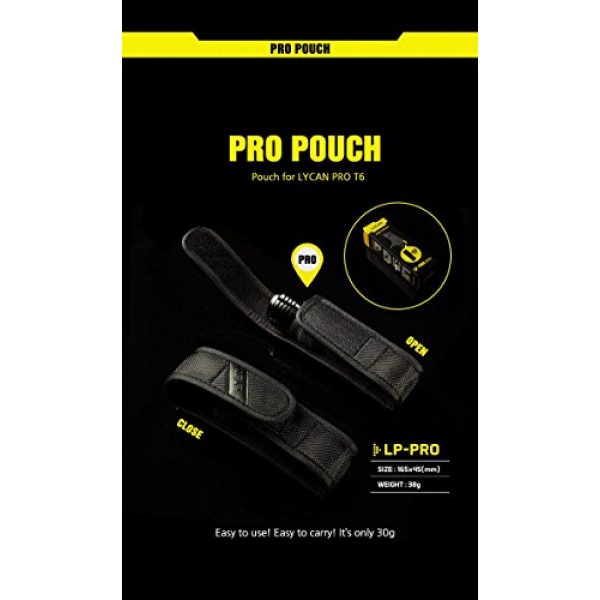 LYCAN Tactical Pouch 4 Light Pouch LP-PRO, Lantern Pouch, Light Accessories