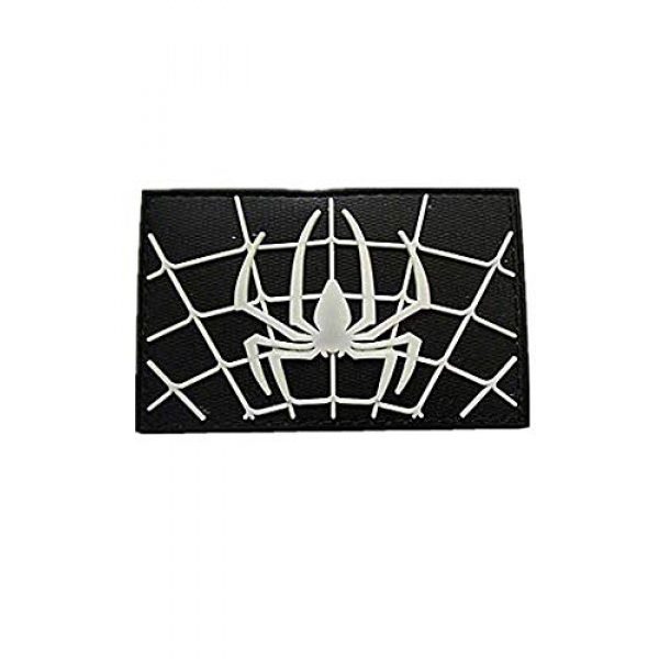PVC PATCH Airsoft Morale Patch 1 Spider Man Spider-Man Superhero Military Hook Loop Tactics Morale PVC Patch (color1)