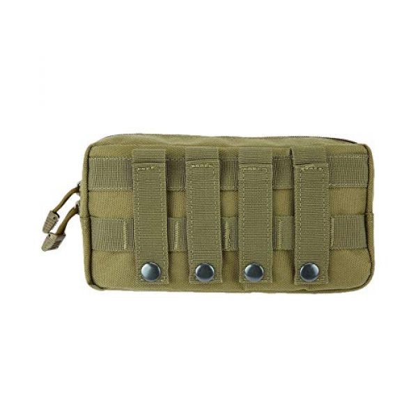 anyilon Tactical Pouch 1 anyilon Multifunction Tactical Molle Pouch Zipper Closure Large Waist Pack Outdoor Backpack Attachment Camping Hiking Pouch