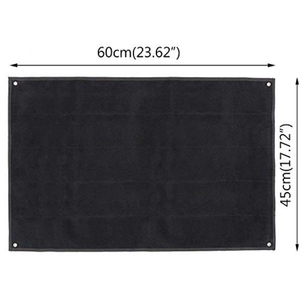 Acbell Airsoft Morale Patch 2 Tactical Morale Velcro Patch Holder-Military Patch Fabric Display Board Used for Collection Storage Show Various Armband Army Velcro 23.62 inch x 17.72 inch