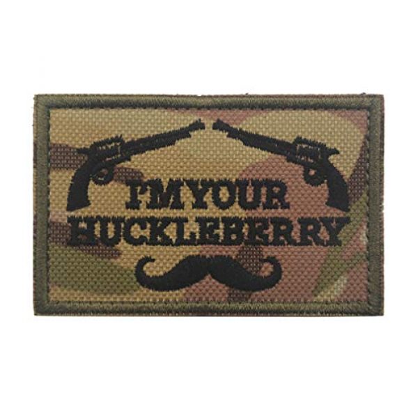 ShowPlus Airsoft Morale Patch 1 ShowPlus I'm Your Huckleberry Patch Tactical Morale Embroidered Patch (I'm Your Huckleberry #2 CP)