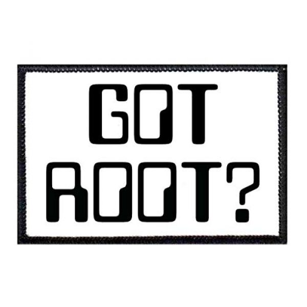 P PULLPATCH Airsoft Morale Patch 1 Got Root Morale Patch | Hook and Loop Attach for Hats, Jeans, Vest, Coat | 2x3 in | by Pull Patch