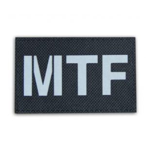 Tactical Embroidery Patch Airsoft Morale Patch 1 IR Mobile Task Forces MTF Infrared Reflective Tactical Embroidery Patch Hook & Loop Morale Patch Military Patch for Clothing Accessory Backpack Armband