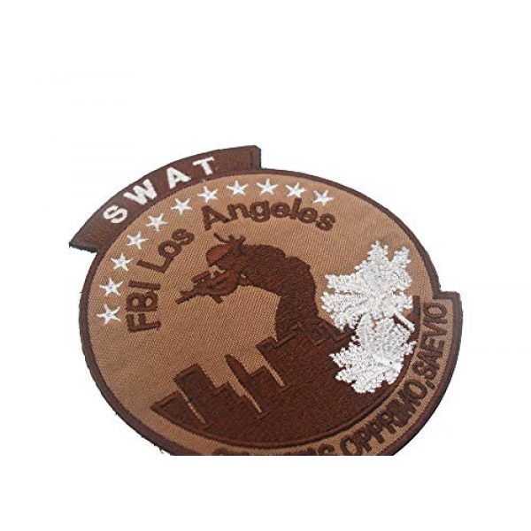 Zhikang68 Airsoft Morale Patch 5 National Police SWAT Special Forces Patch Tactical Gear Military Embroidered Morale Sew on Emblem Applique for Coat Jacket Gear Cap Hat Backpack (SWAT)