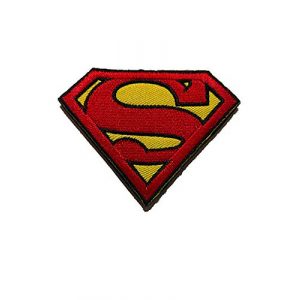Embroidery Patch Airsoft Morale Patch 1 Superman Military Hook Loop Tactics Morale Embroidered Patch